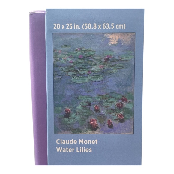 Pomegranate 1000 Piece Puzzle, Claude Monet "Water Lilies" Classic Oil Painting - Picture 3 of 7